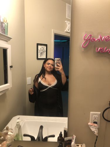 Halibuy Fashion review - V Neck Lace Back Dress