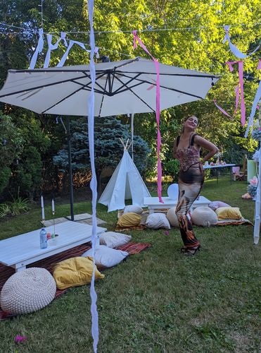 Halibuy Fashion review - Square Neck Self Tie Strap Bustier Crop Top