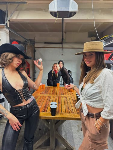 Halibuy Fashion review - Lace Up Front Halter Backless Pu Top