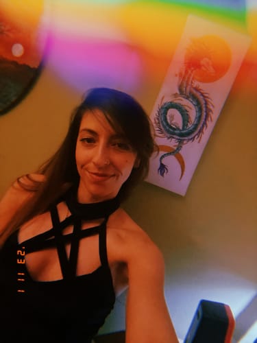 Halibuy Fashion review - Velvet Buttoned Back Cross Front Halter Crop Top