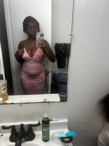 Halibuy Fashion review - Butterfly Applique Backless V Neck Maxi Dress