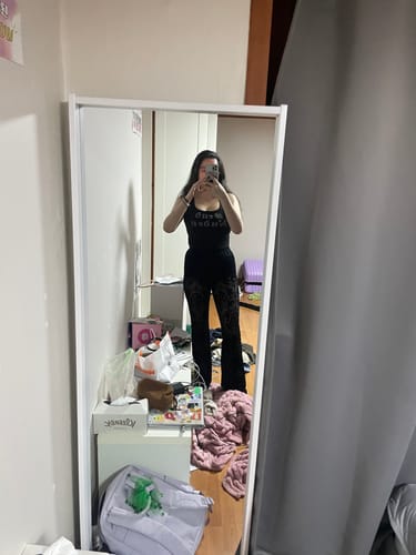 Halibuy Fashion review - Beaded Contrast Sleeveless U Neck Ribbed Crop Top